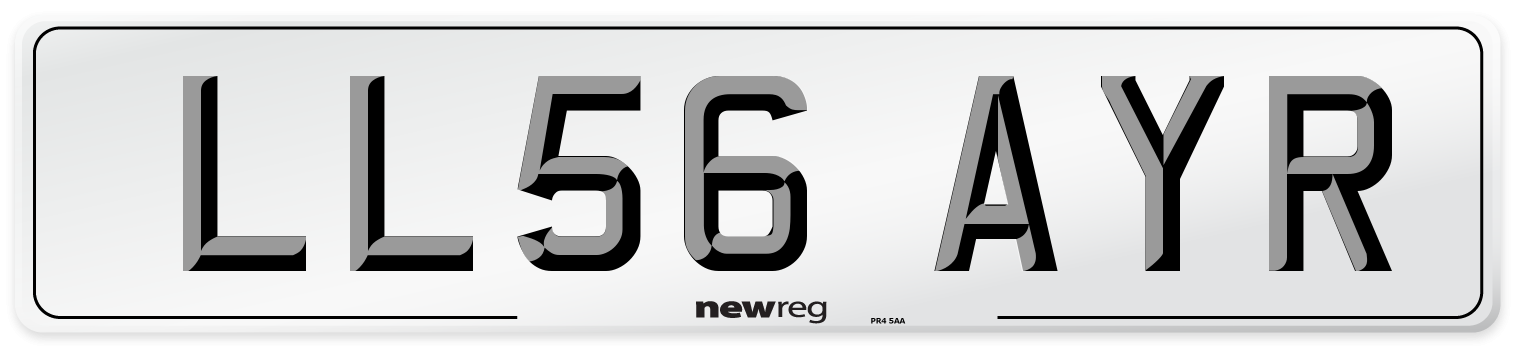 LL56 AYR Number Plate from New Reg